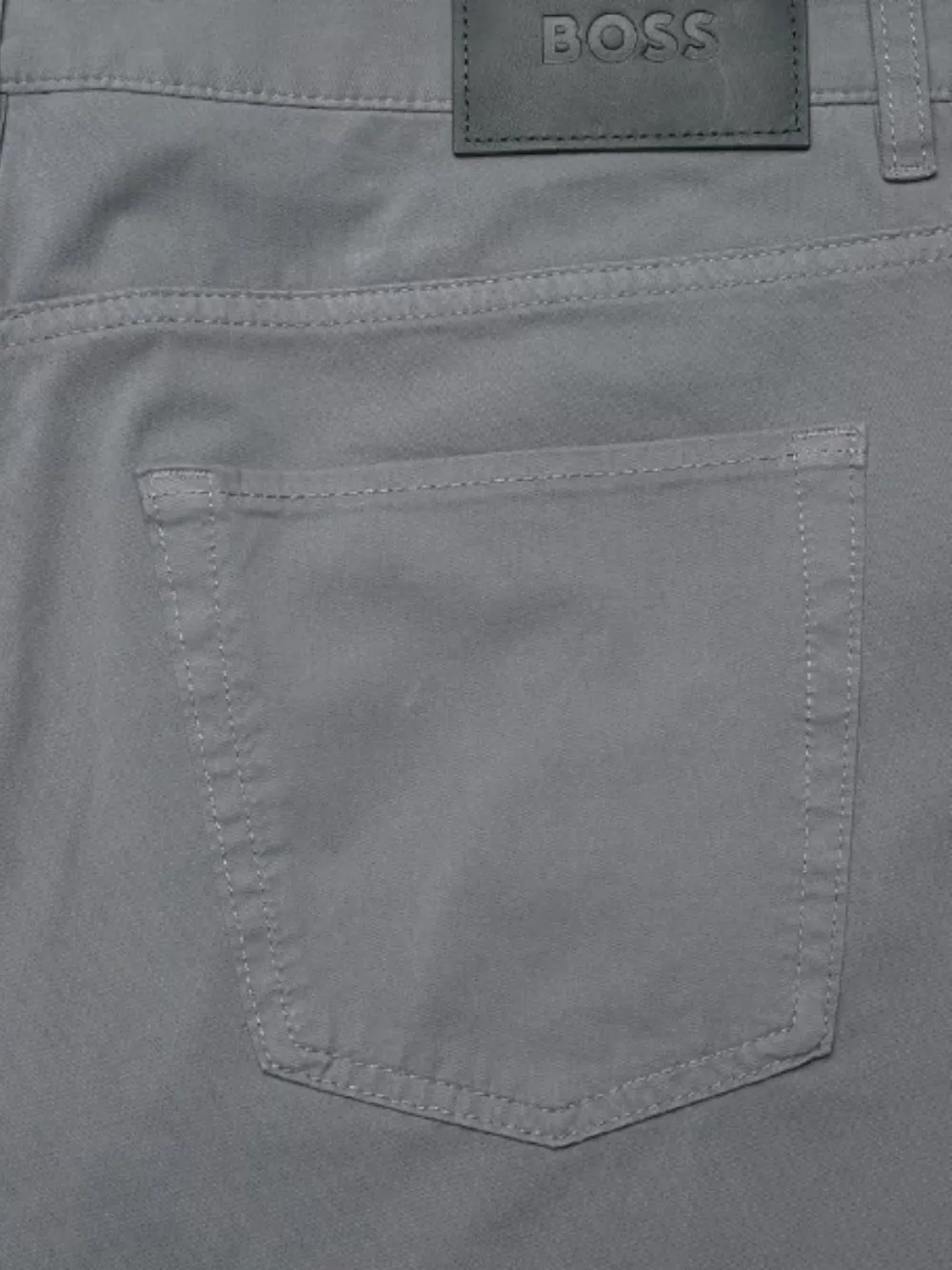 BOSS Delaware slim-fit broek Grijs