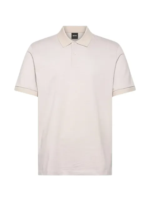 BOSS short-sleeve cotton polo shirt