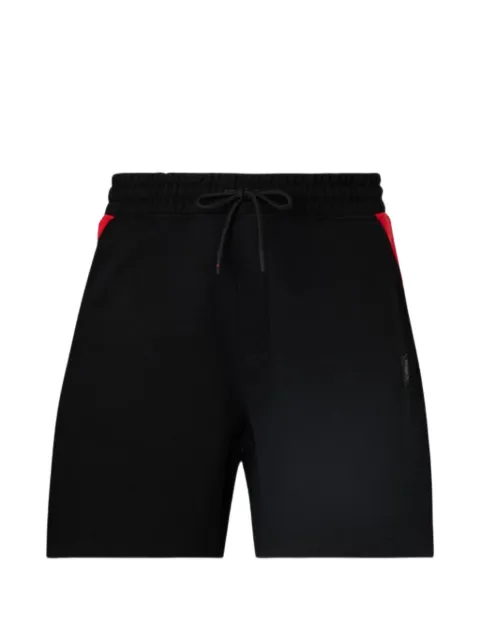 HUGO drawstring-waist logo-patch shorts
