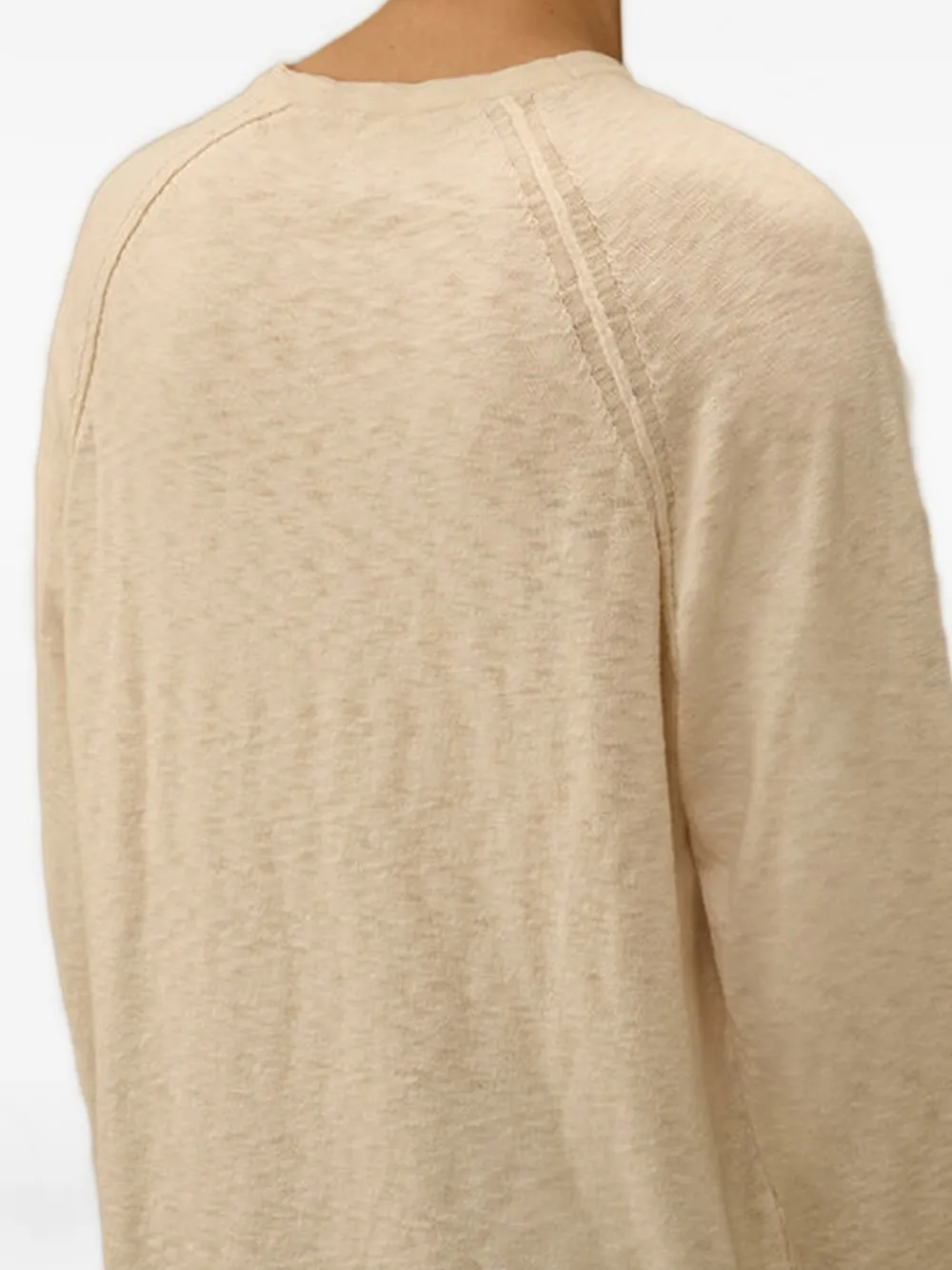  C.p. Company Crew-neck Lens Raglan Sweater - Neutrals 