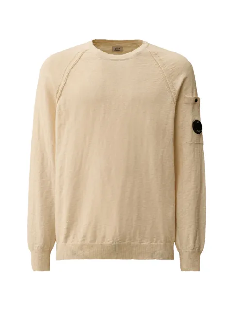 C.P. Company crew-neck lens raglan sweater