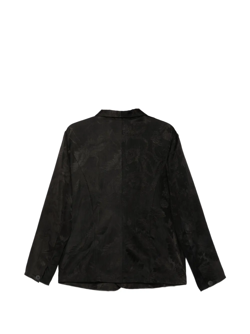  Christian Peau Floral Patterned Blazer - Black 
