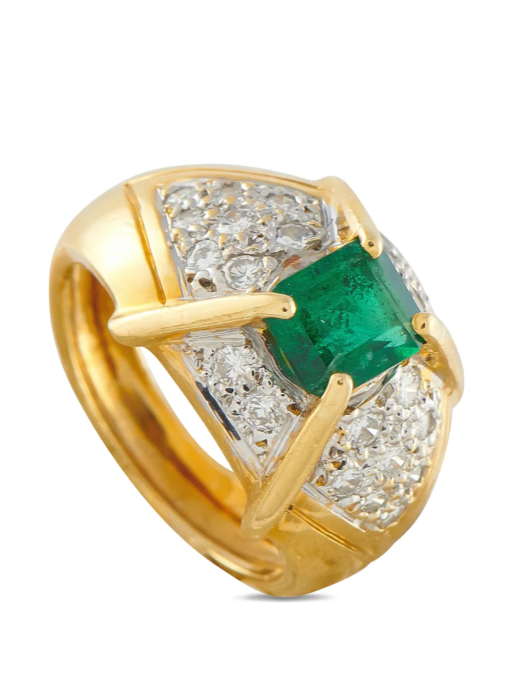 LB Exclusive diamond and emerald ring - Oro