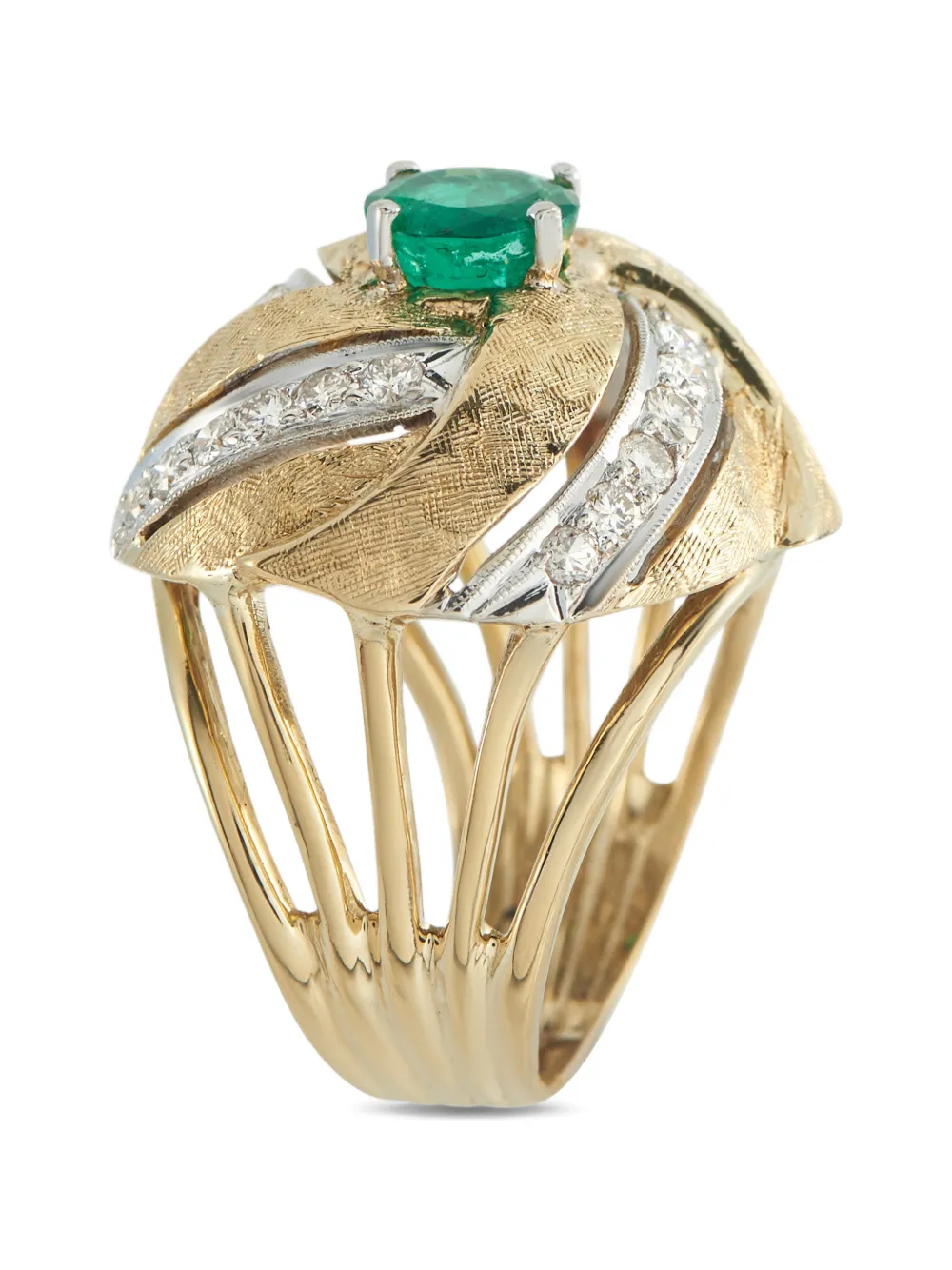 LB Exclusive diamond and emerald ring - Oro