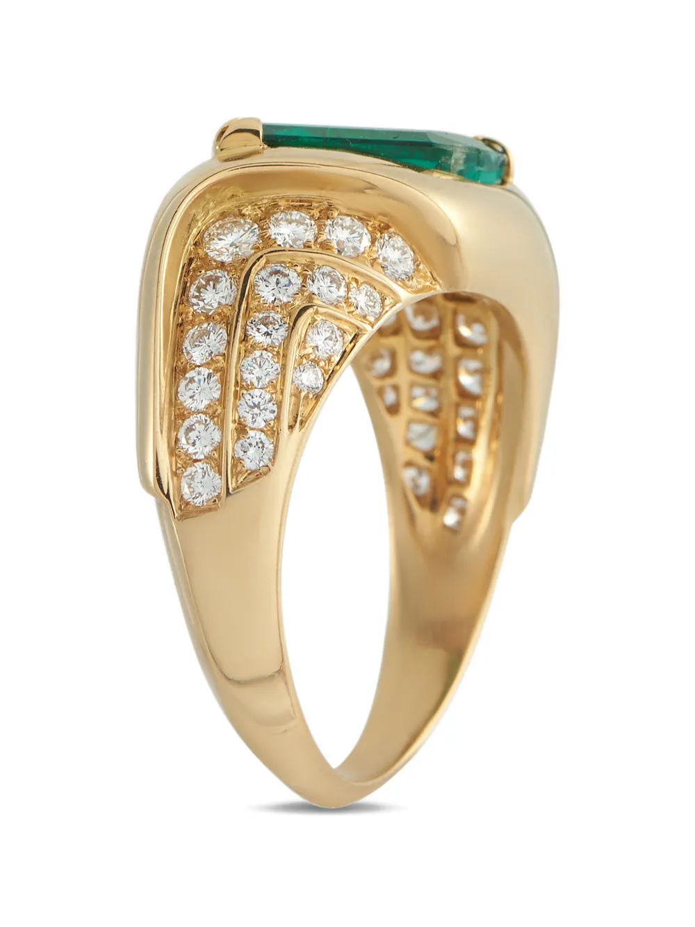 LB Exclusive diamond and emerald ring - Oro