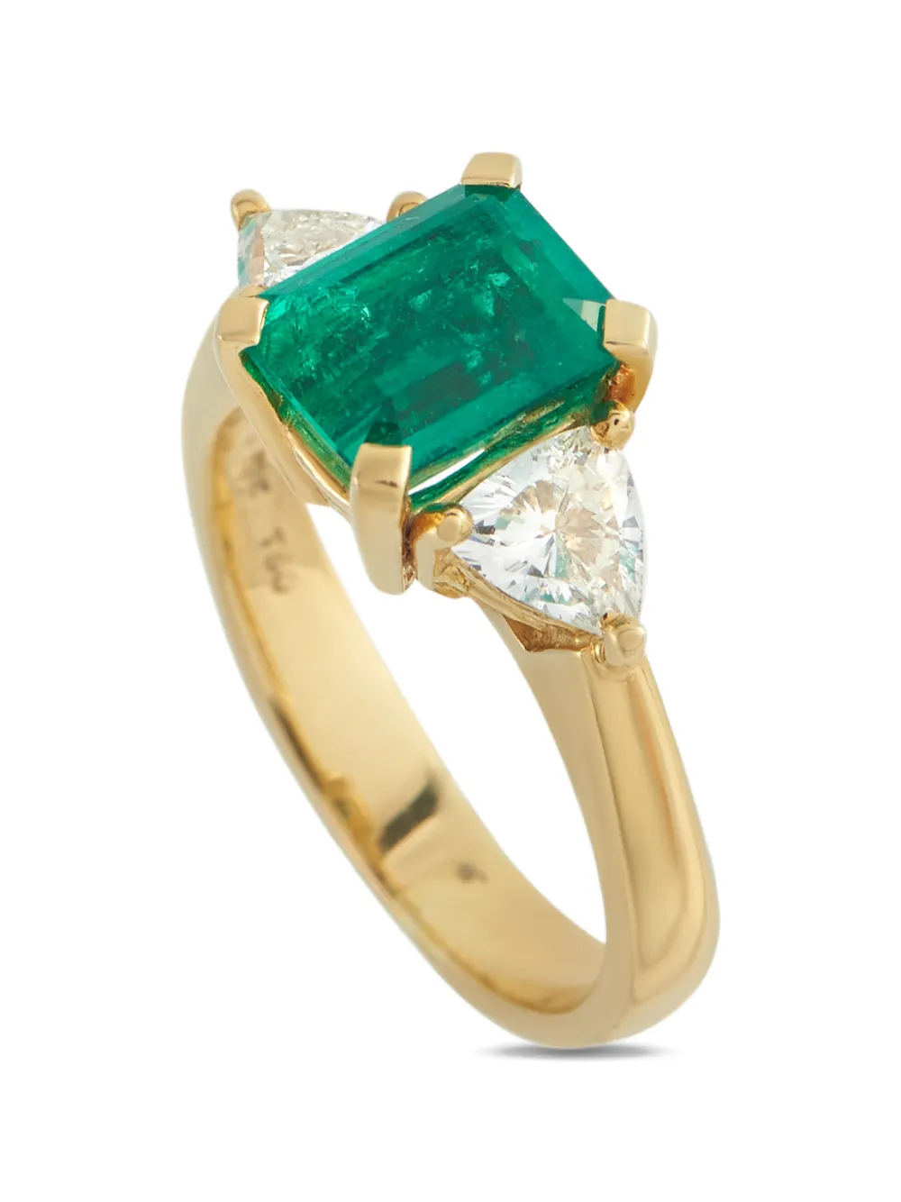 LB Exclusive diamond and emerald ring - Oro