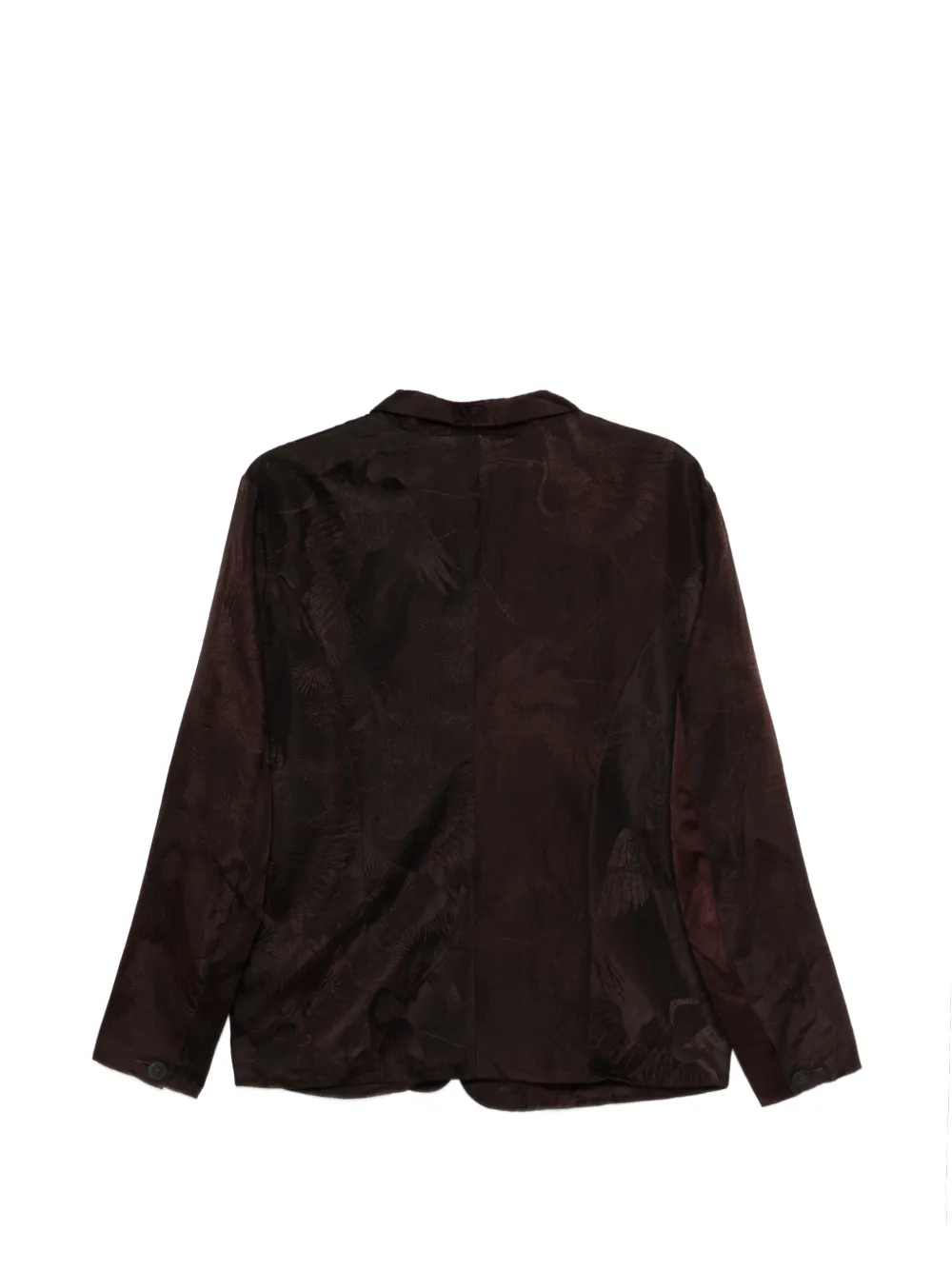  Christian Peau Floral Buttoned Blazer - Brown 