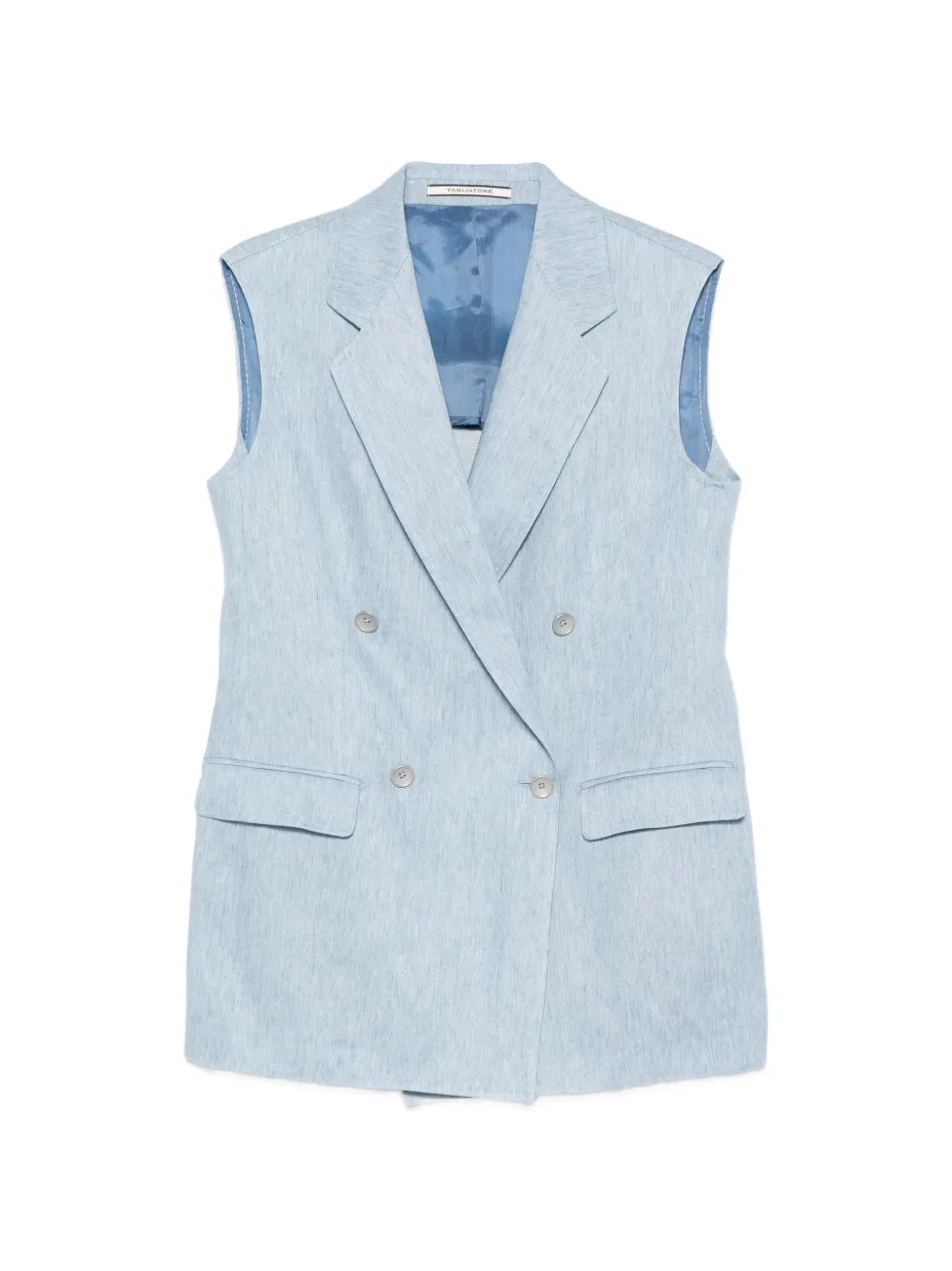 Tagliatore Bernice double-breasted vest - Blau