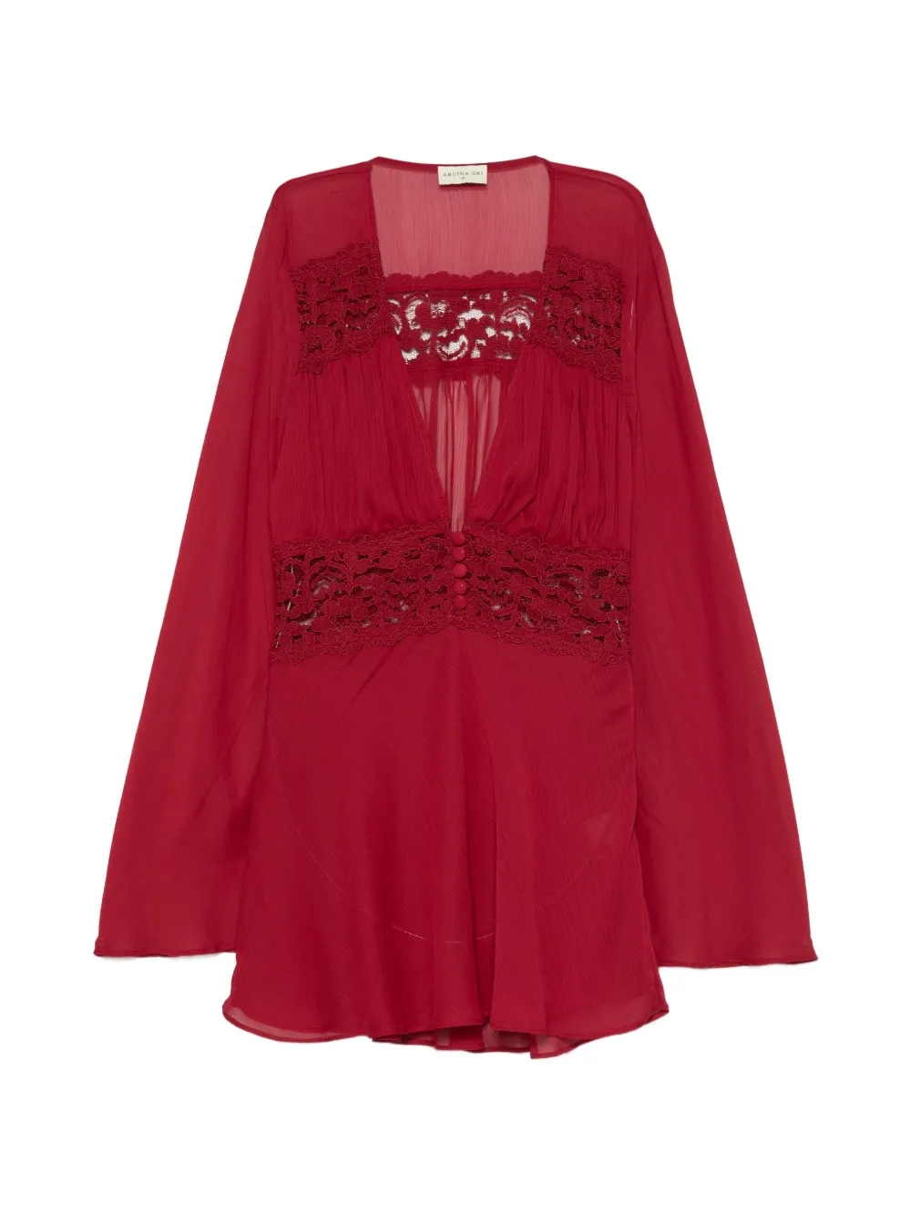 ARCINA ORI Fiona mini dress - Rosso