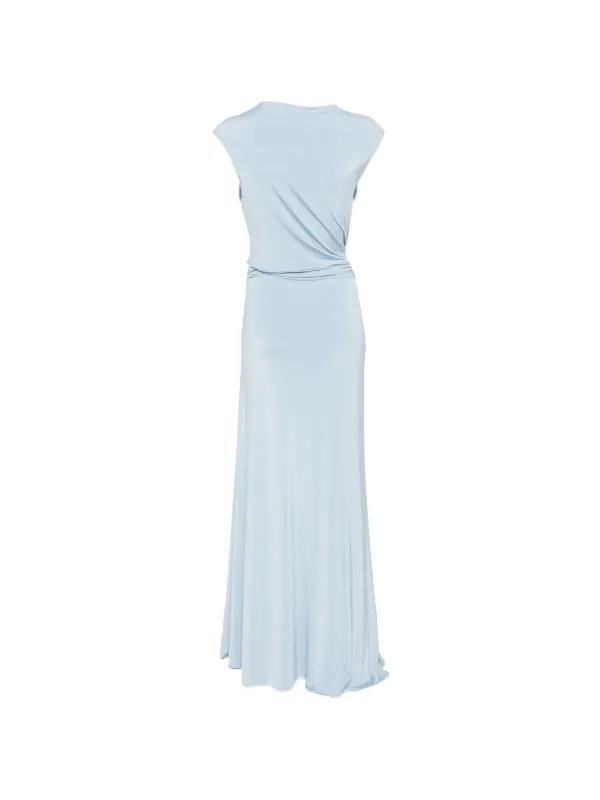 ARCINA ORI - Jade Dress Blue M | Elegant Designer Sky-Blue Dress | Designer Formal Dress