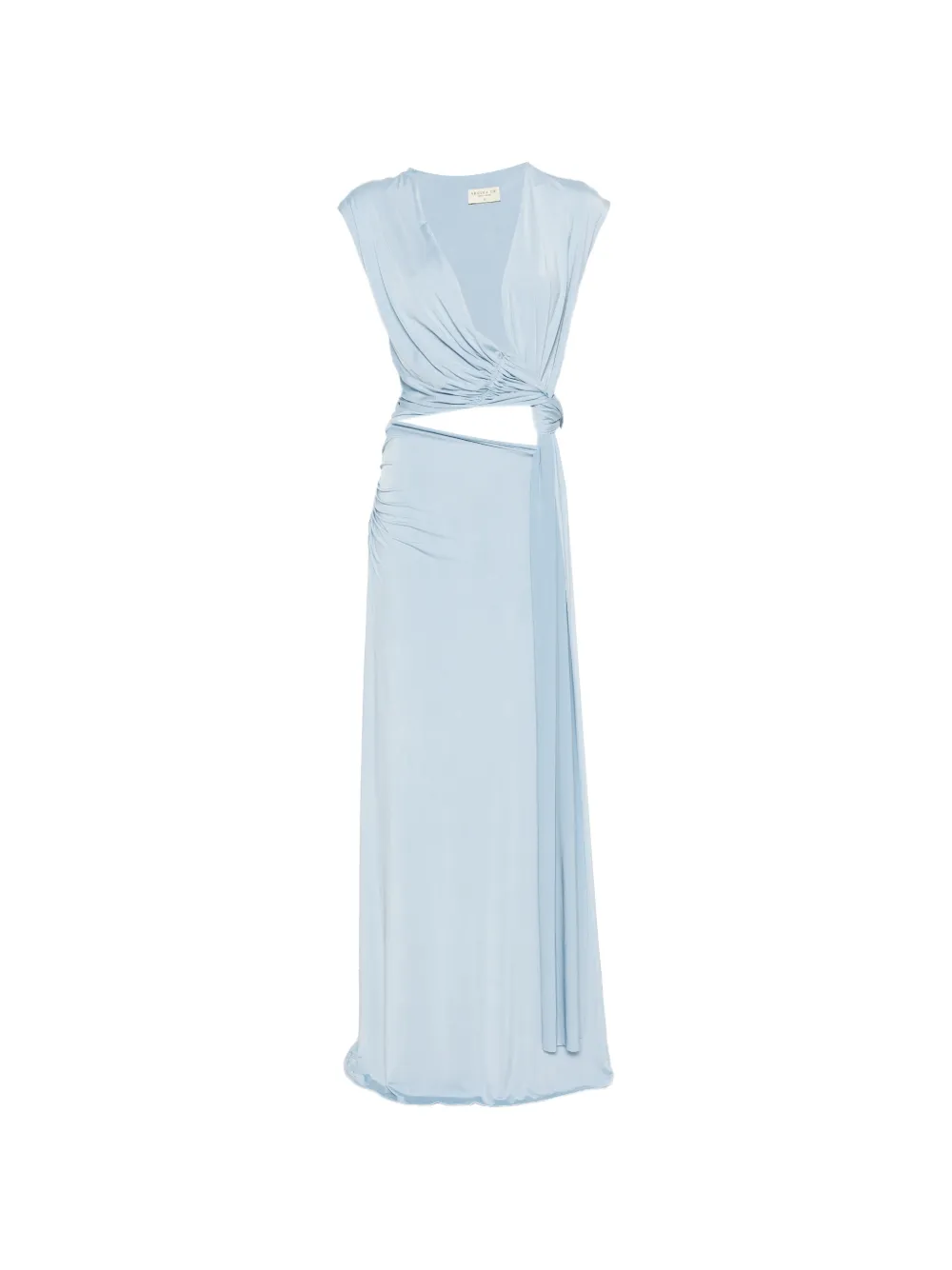 ARCINA ORI Jade wrap-style dress - Blu