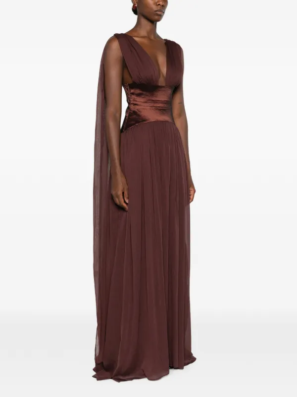 arcina ori brown dress Ramona In Cacao | Hidden side zipper closure Arm Length:37 Celebrity Winter Outfits By old::suiting