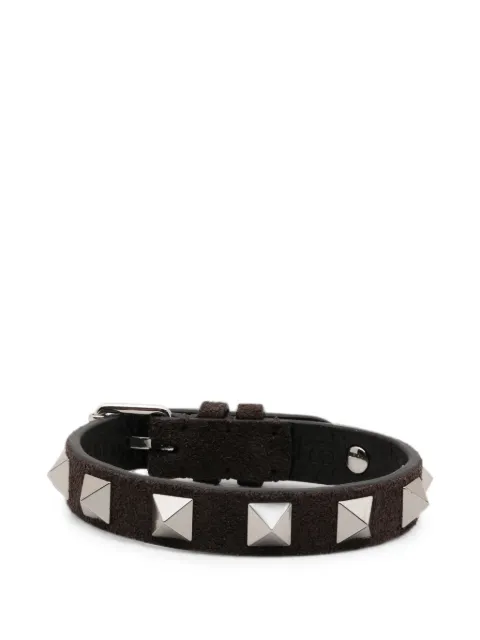Valentino Garavani Rockstud suede bracelet