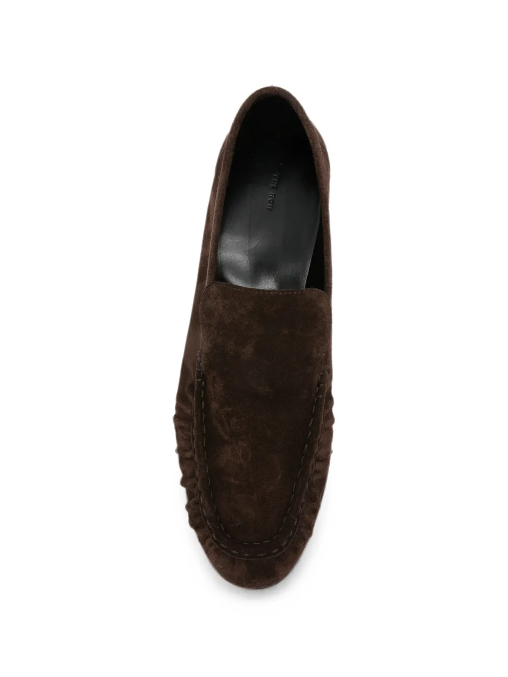 The Row Soft Mocassin Two suede loafers Bruin
