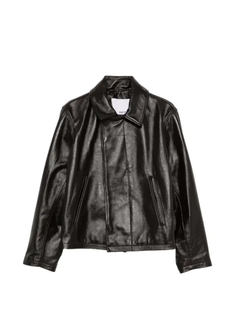 SAGE NATION Fold leather jacket