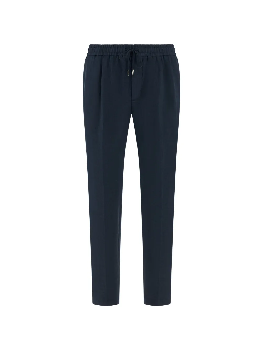 Boggi Milano City drawstring linen trousers - Blu