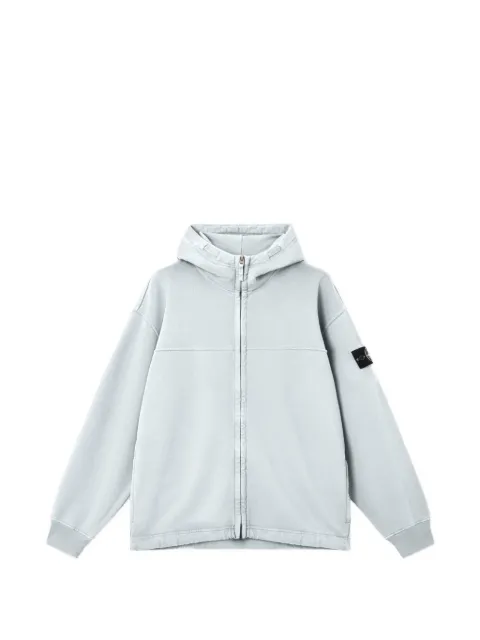 Stone Island Compass-badge zip-up hoodie
