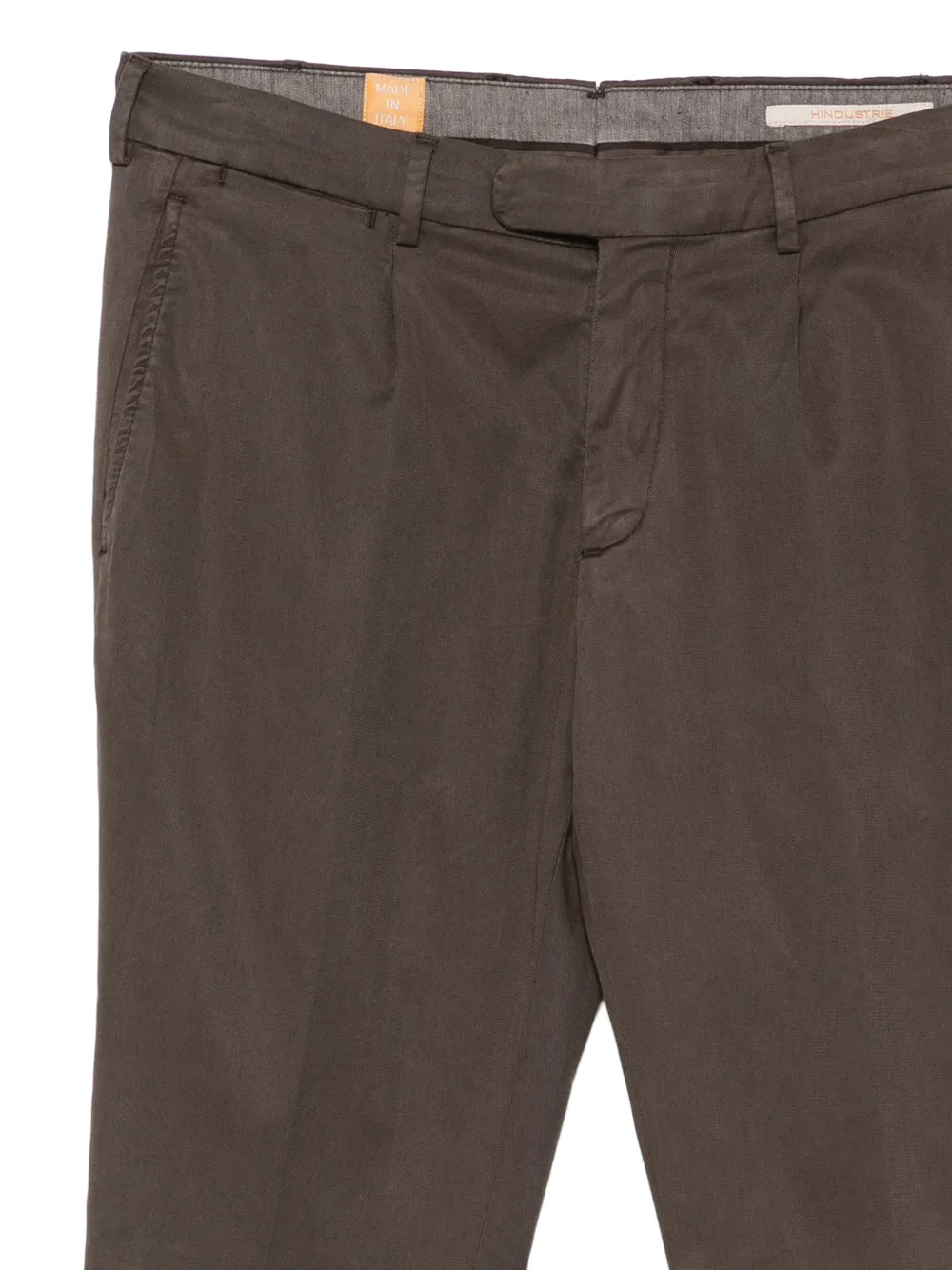 HINDUSTRIE Straight broek Bruin