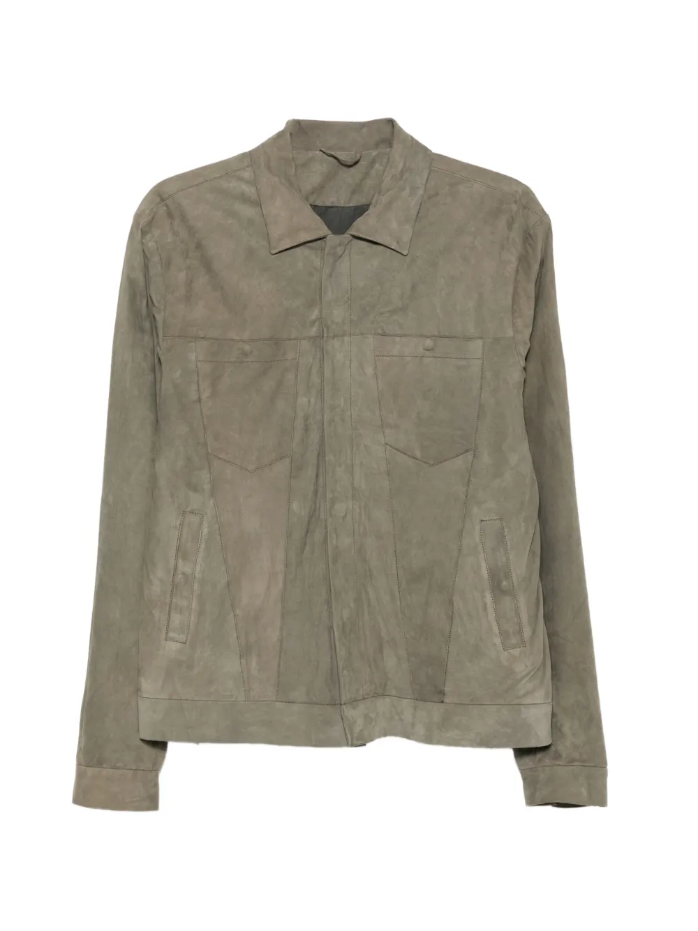 Giorgio Brato suede jacket - Verde