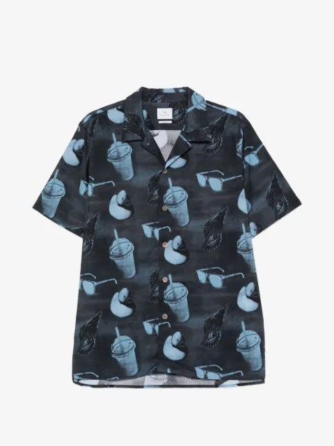 Paul Smith chemise à manches courtes