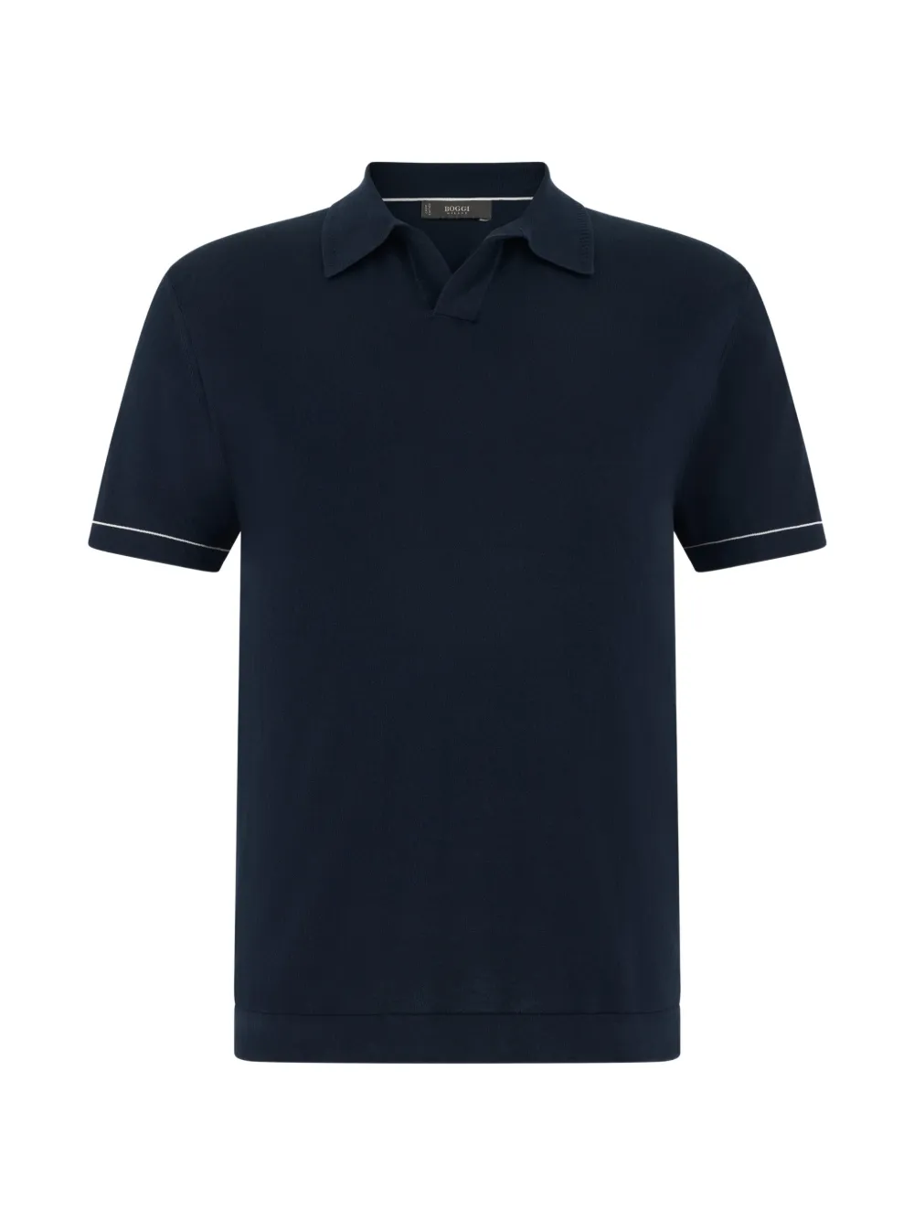 Boggi Milano T-shirt con scollo a V - Blu