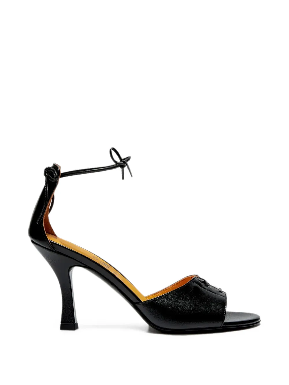 LILI CURIA Dita ankle-tie sandals Zwart