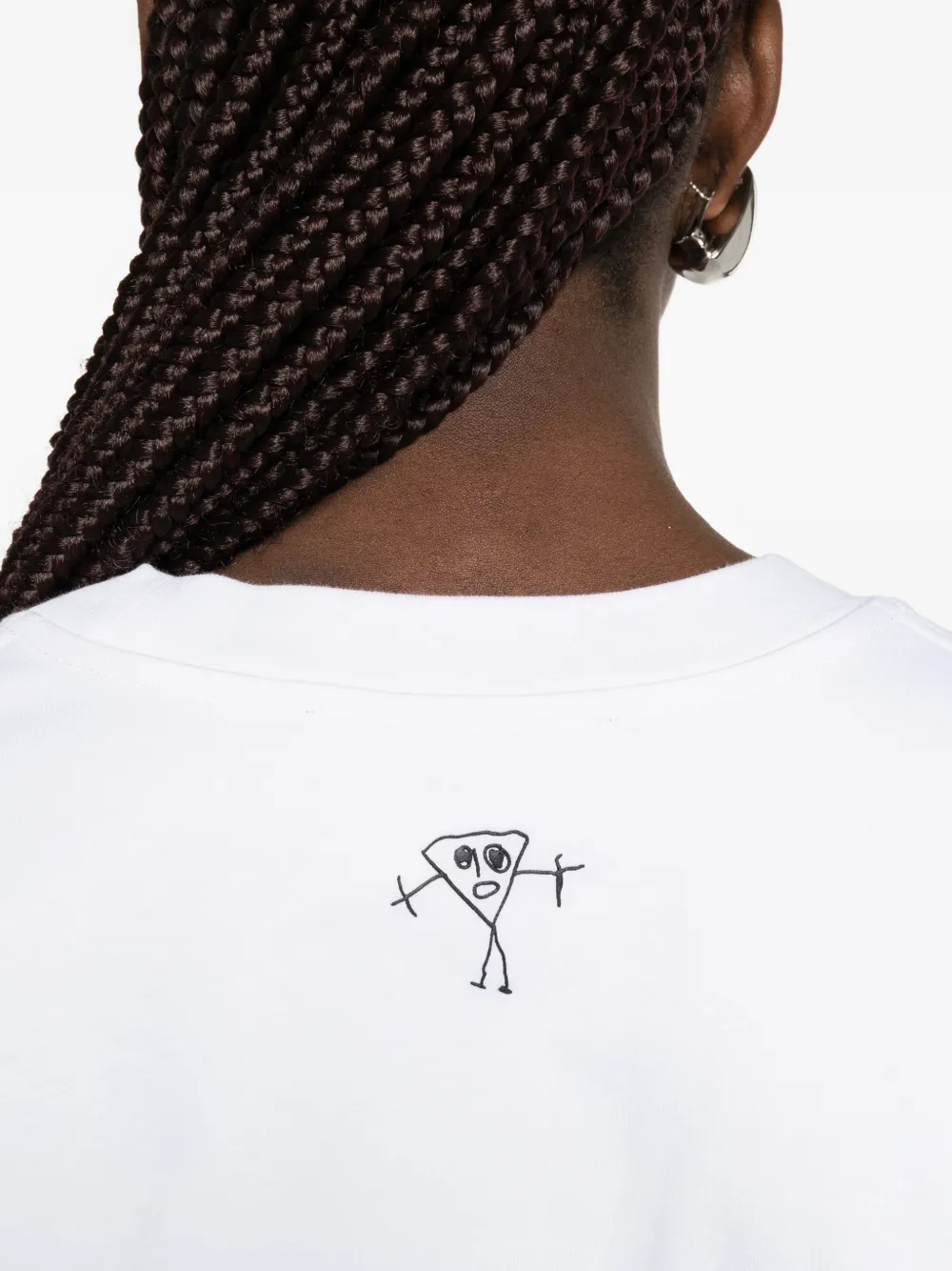 Plan C T-shirt met korte mouwen Wit