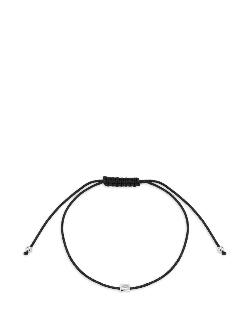 Mateo diamond baguette bracelet - Nero