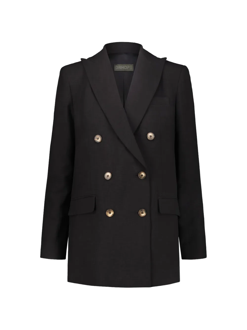 DRHOPE double-breasted blazer - Black