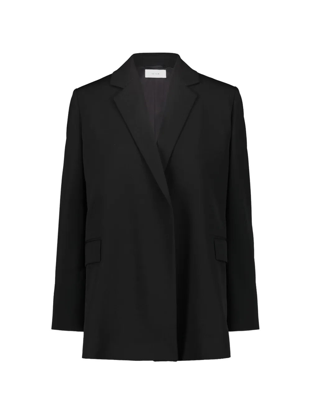 The Row single-breasted wool blazer - Black