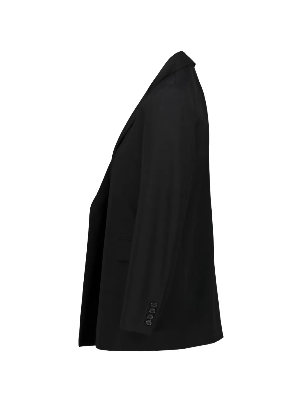  The Row Single-breasted Wool Blazer - Black 