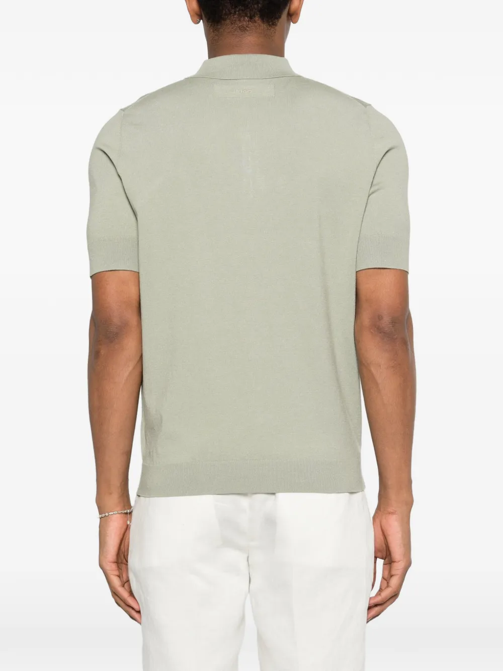 BOSS Poloshirt met korte mouwen Groen