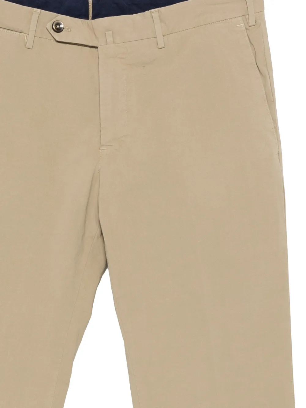 PT Torino Broek met zak en riemlus Beige
