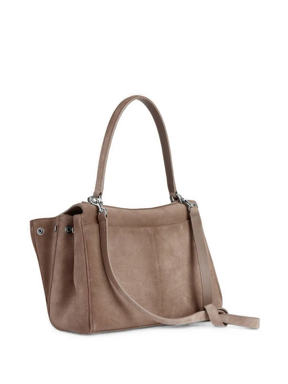 Balenciaga Rodeo kleine leren tas met handgreep Beige
