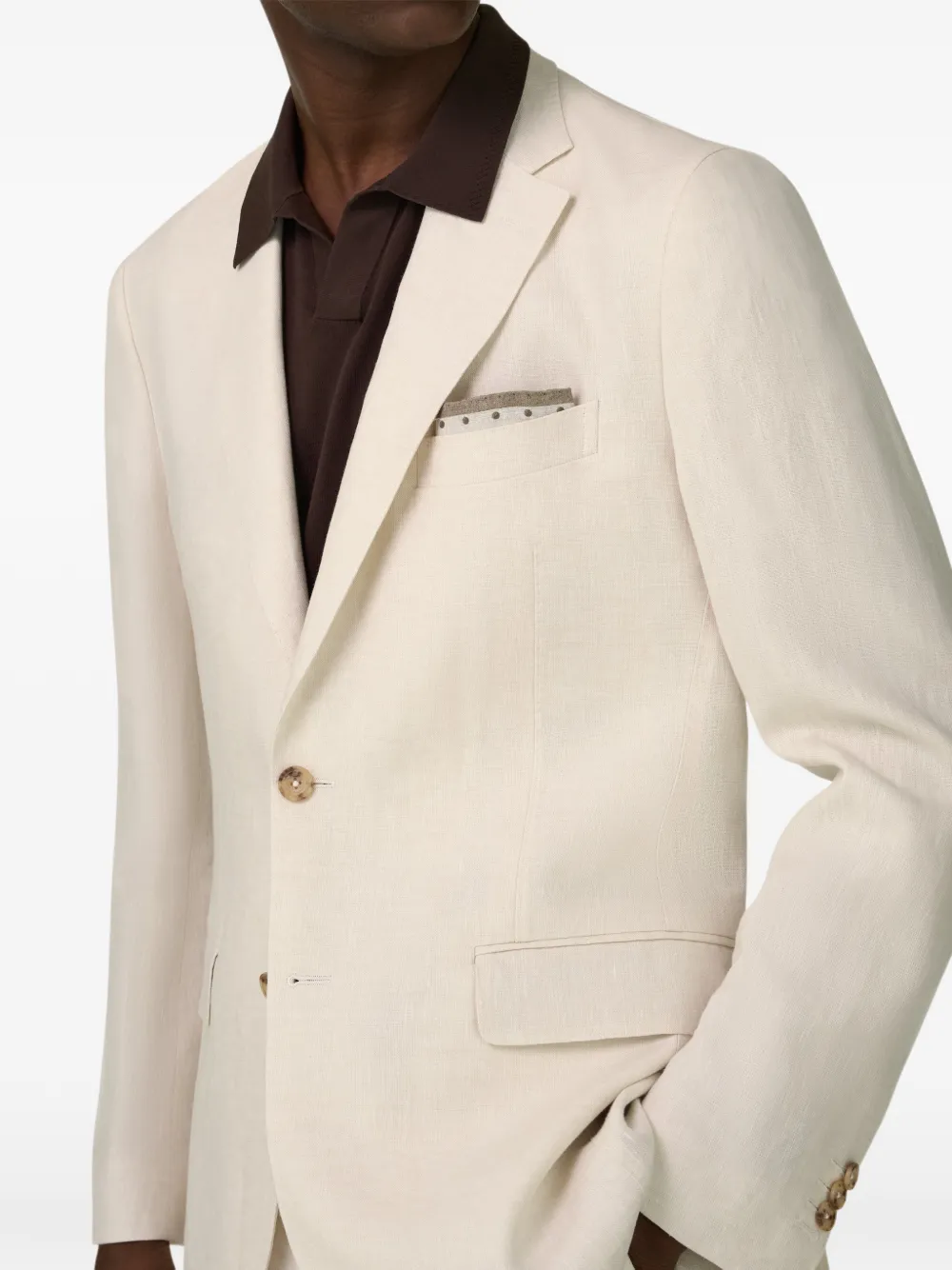 Boggi Milano single-breasted linen suit - thumbnail 5 of 5