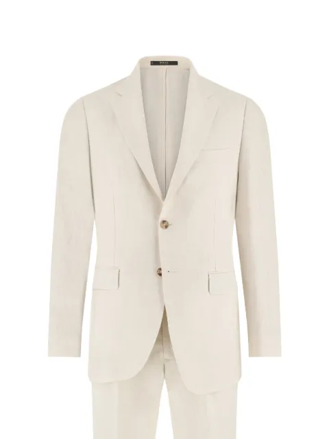 Boggi Milano single-breasted linen suit
