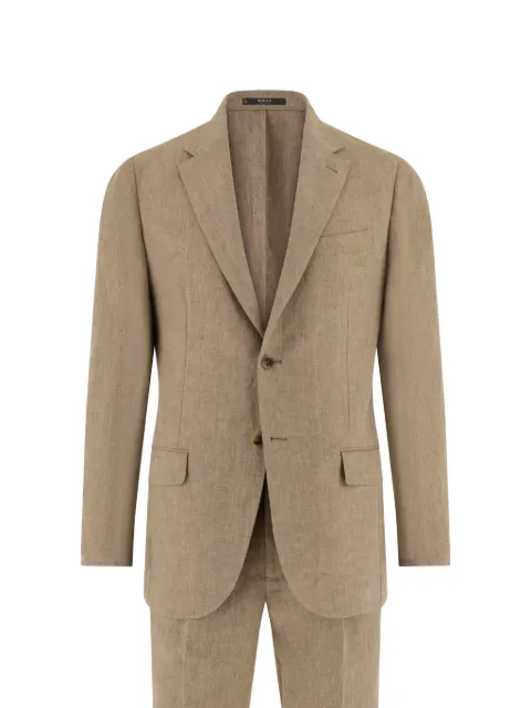 Boggi Milano single-breasted linen suit