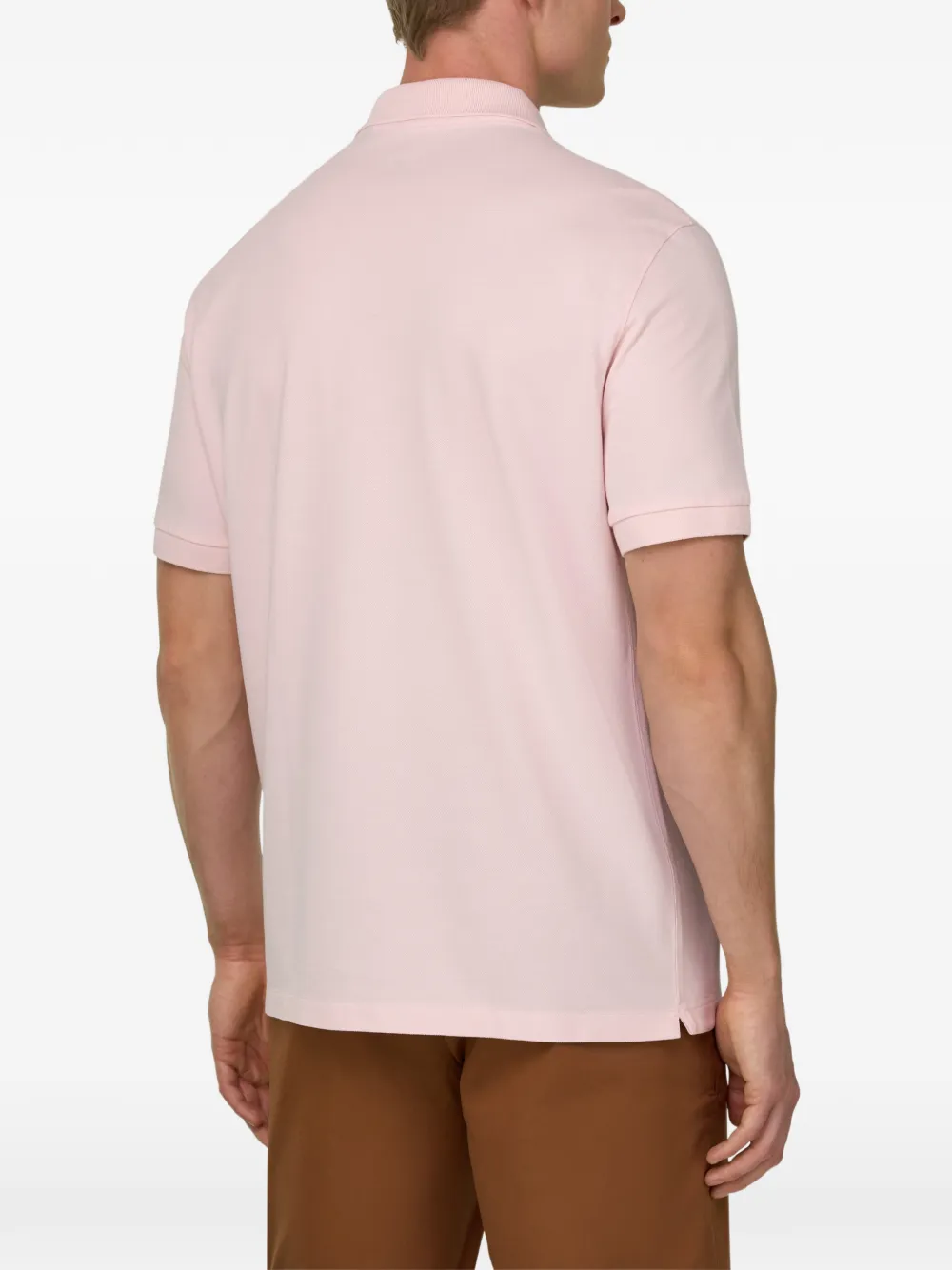 Boggi Milano Katoenen poloshirt Roze