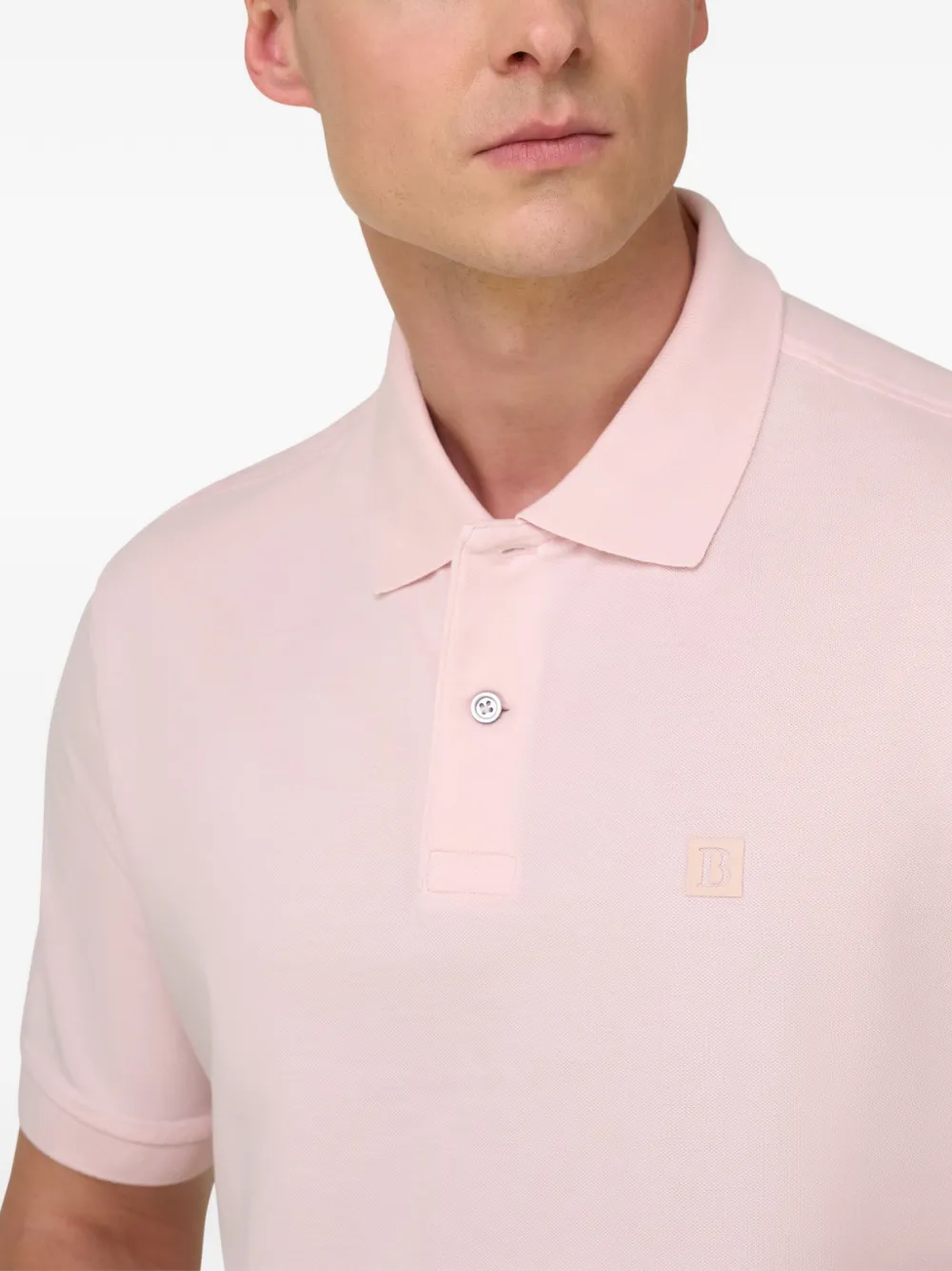 Boggi Milano Katoenen poloshirt Roze