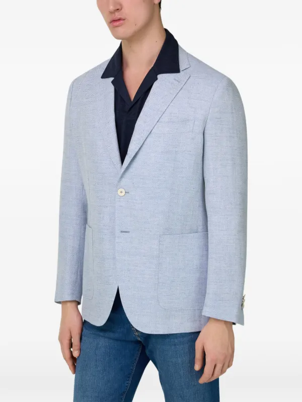Boggi Milano single-breasted Blazer | Blue | FARFETCH