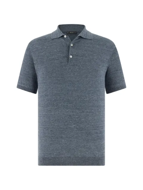 Boggi Milano button-up polo shirt