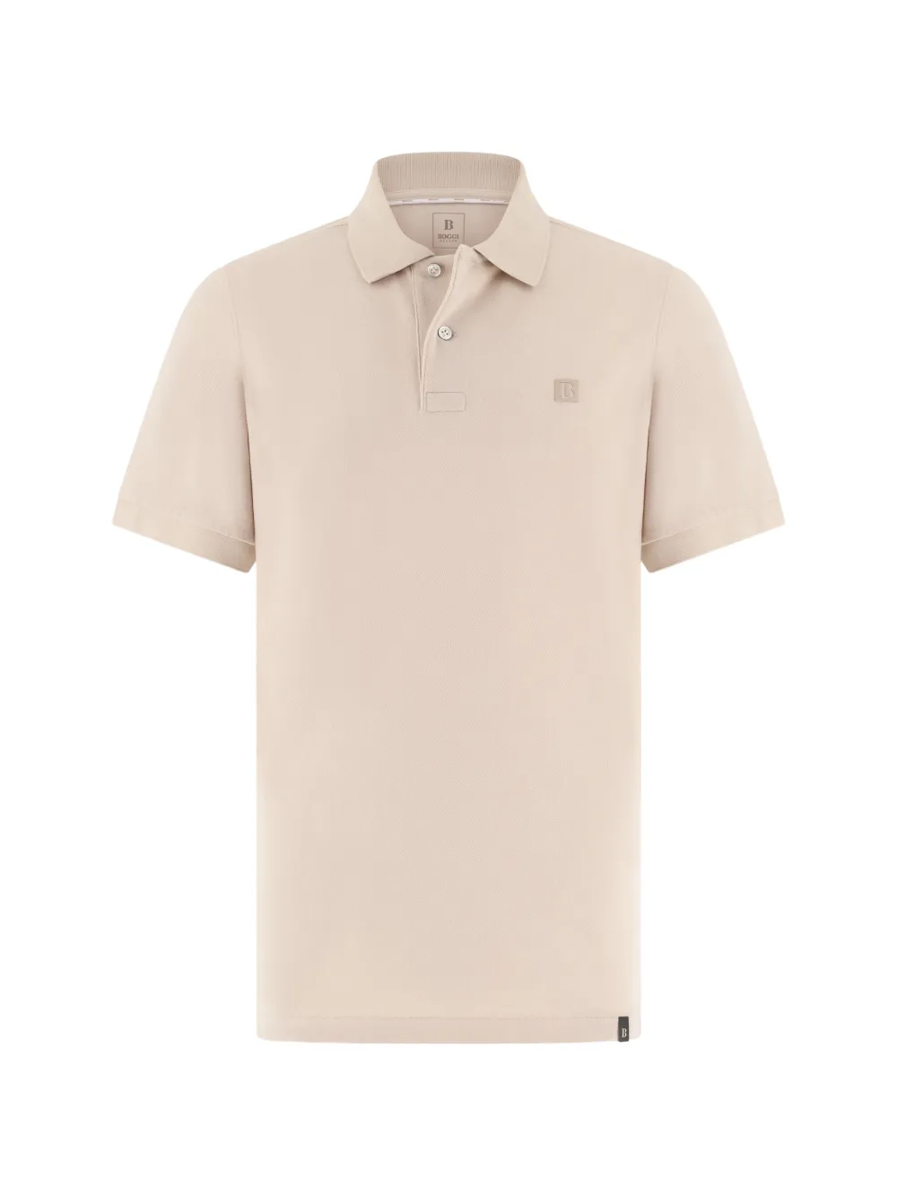 Boggi Milano cotton polo shirt - Nude