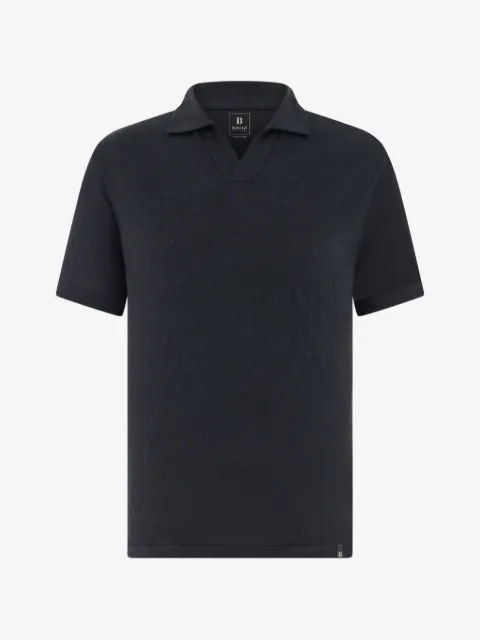 Boggi Milano open-collar polo shirt