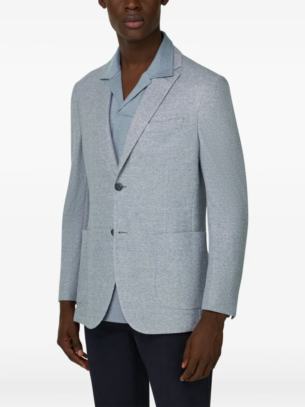  Boggi Milano Patch-pocket Blazer - Blue 