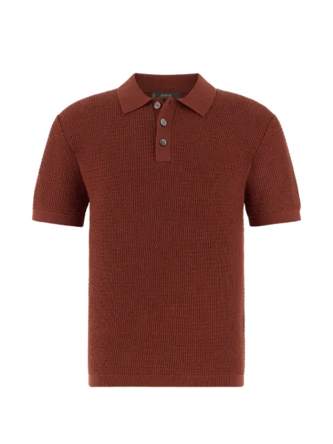 Boggi Milano button-up polo shirt