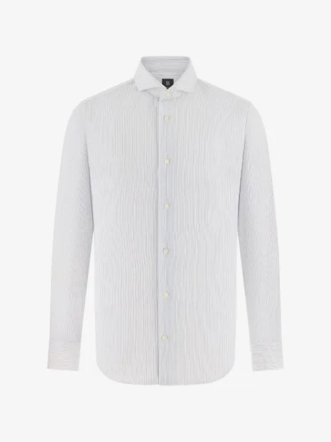 Boggi Milano camisa con rayas estampadas
