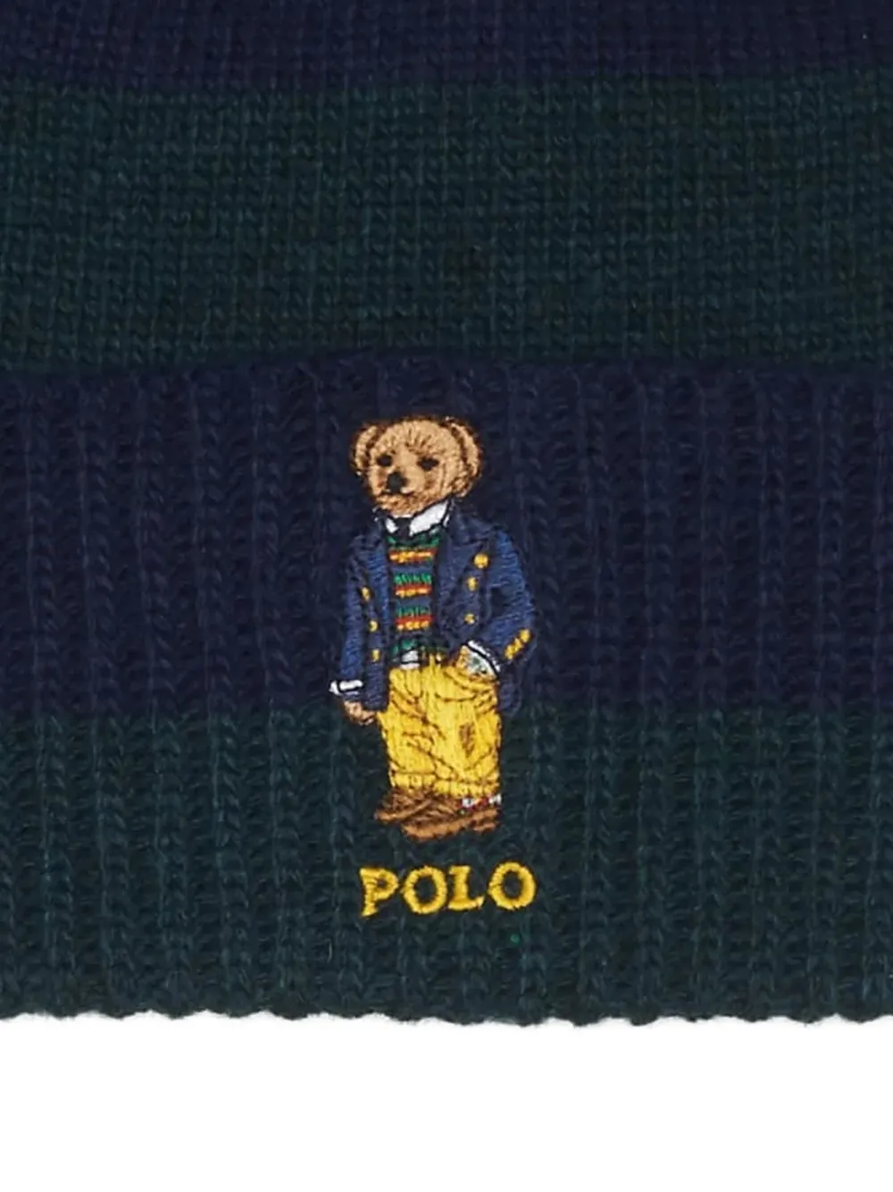 Polo Ralph Lauren Muts met rugbystreep Blauw