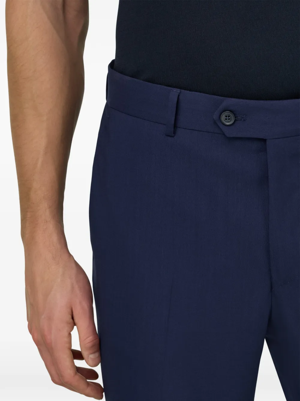 Boggi Milano Pak met enkele rij knopen Blauw