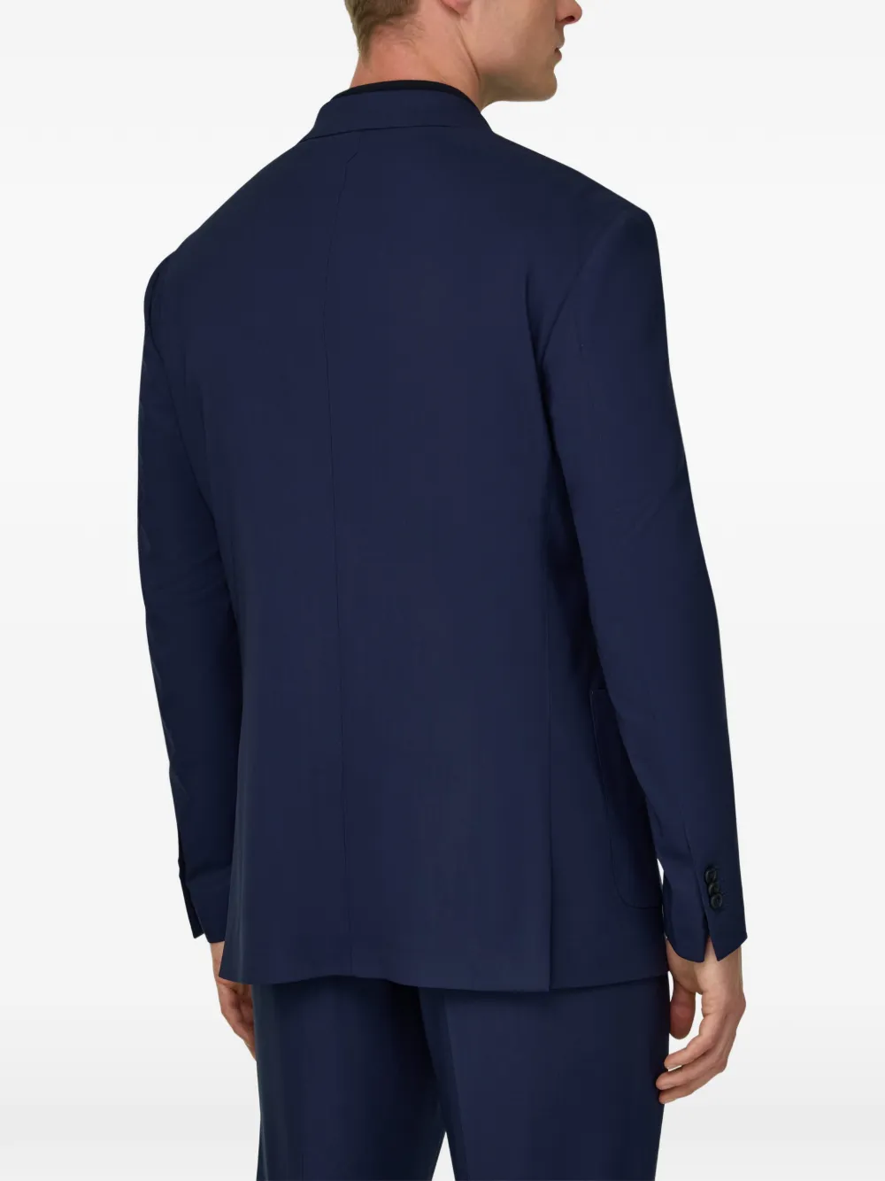 Boggi Milano Pak met enkele rij knopen Blauw
