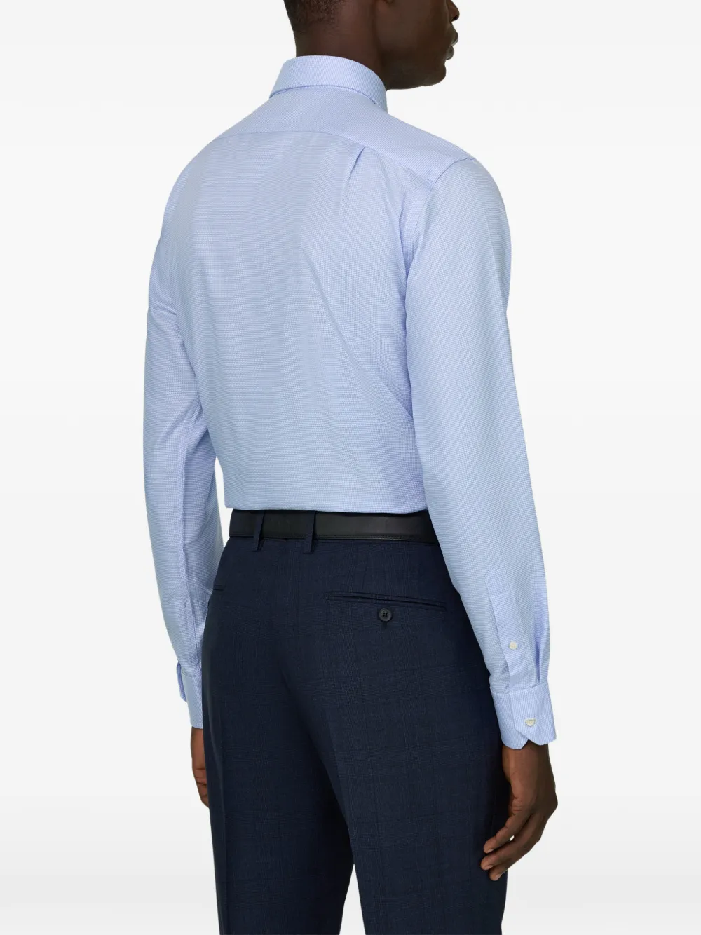 Boggi Milano Overhemd Blauw